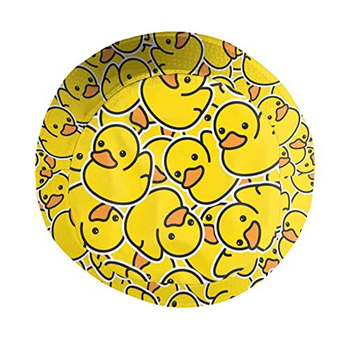 Unisex Rubber Duck Bucket Hats Beach Sun Hat Fisherman's Hat Summer Outdoor Packable Cap For Women Men Teens #TOP3