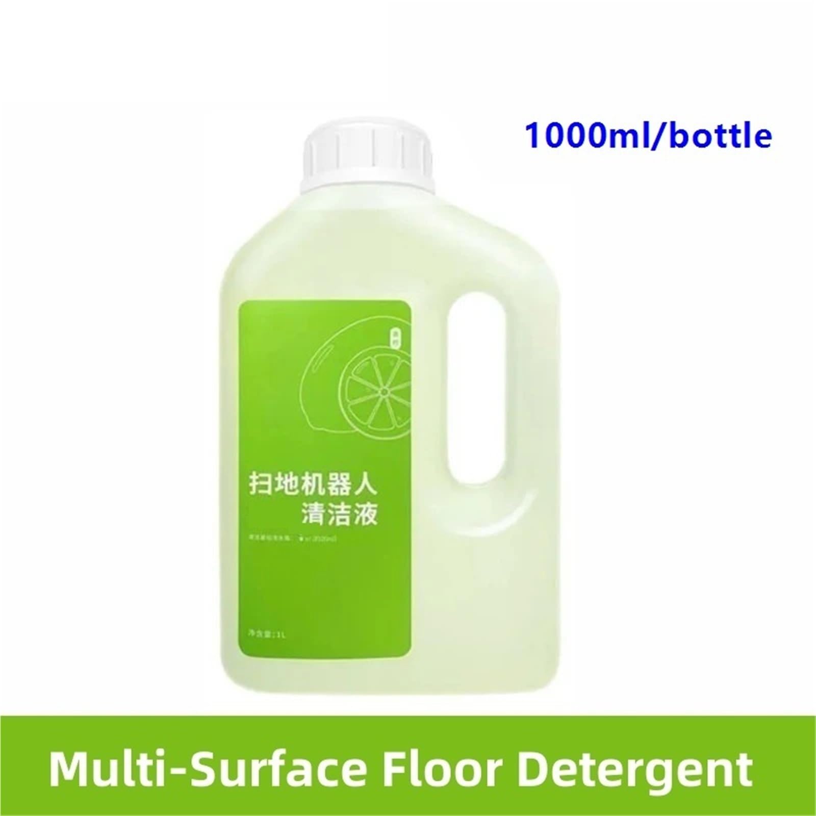 Solución limpiadora de suelos de 1 l, compatible con ECOVACS X1/ T10/ T20/ N9+, detergente multisuperficie(3bottle)