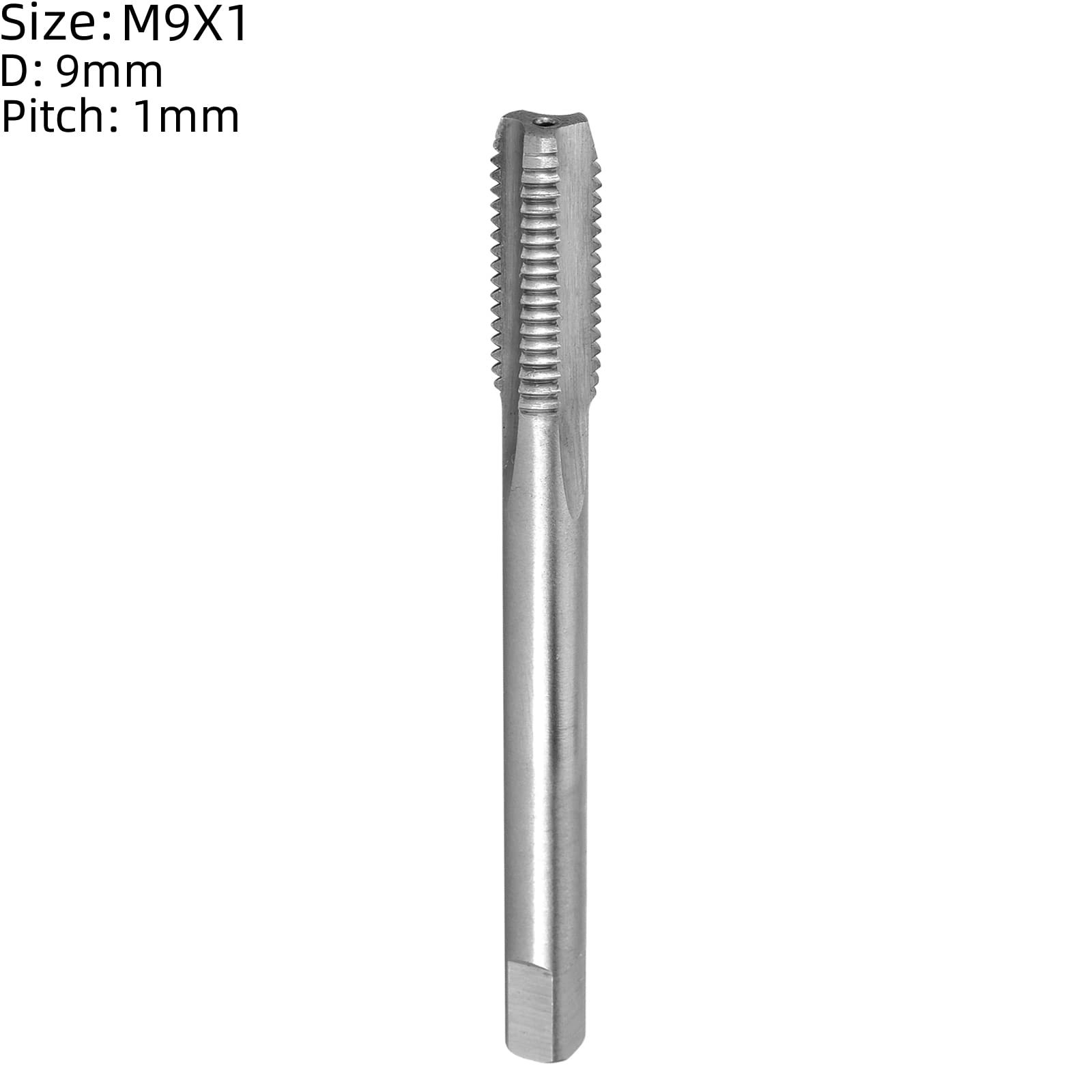 Burkit M9 X 1 Maschio e Die Set mano destra, M9 x 1.0 Filettatura macchina Tap e Round Die