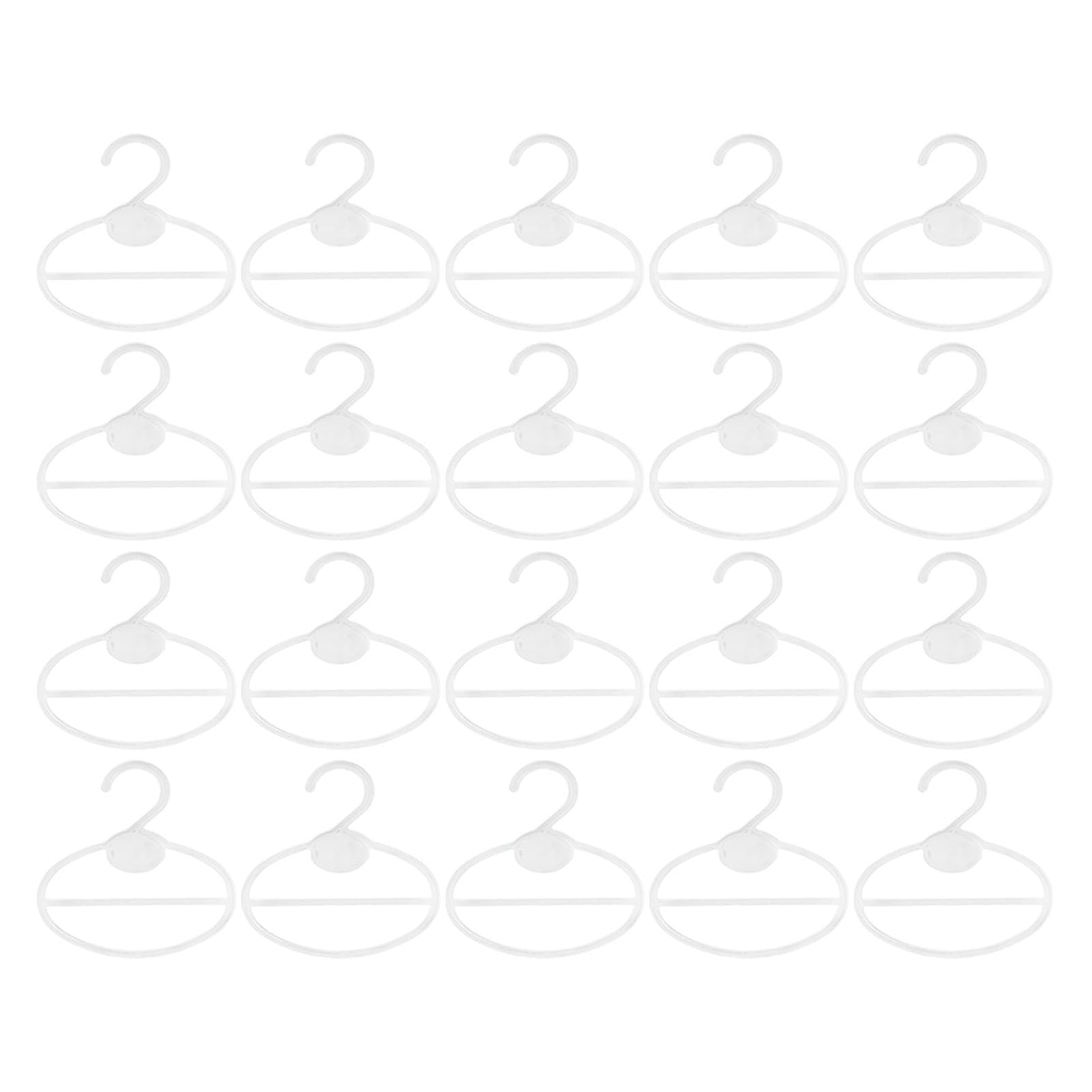 Pixzcsa Innovative Oval Shawl Holder Scarf Hangers Display Efficient Scarf