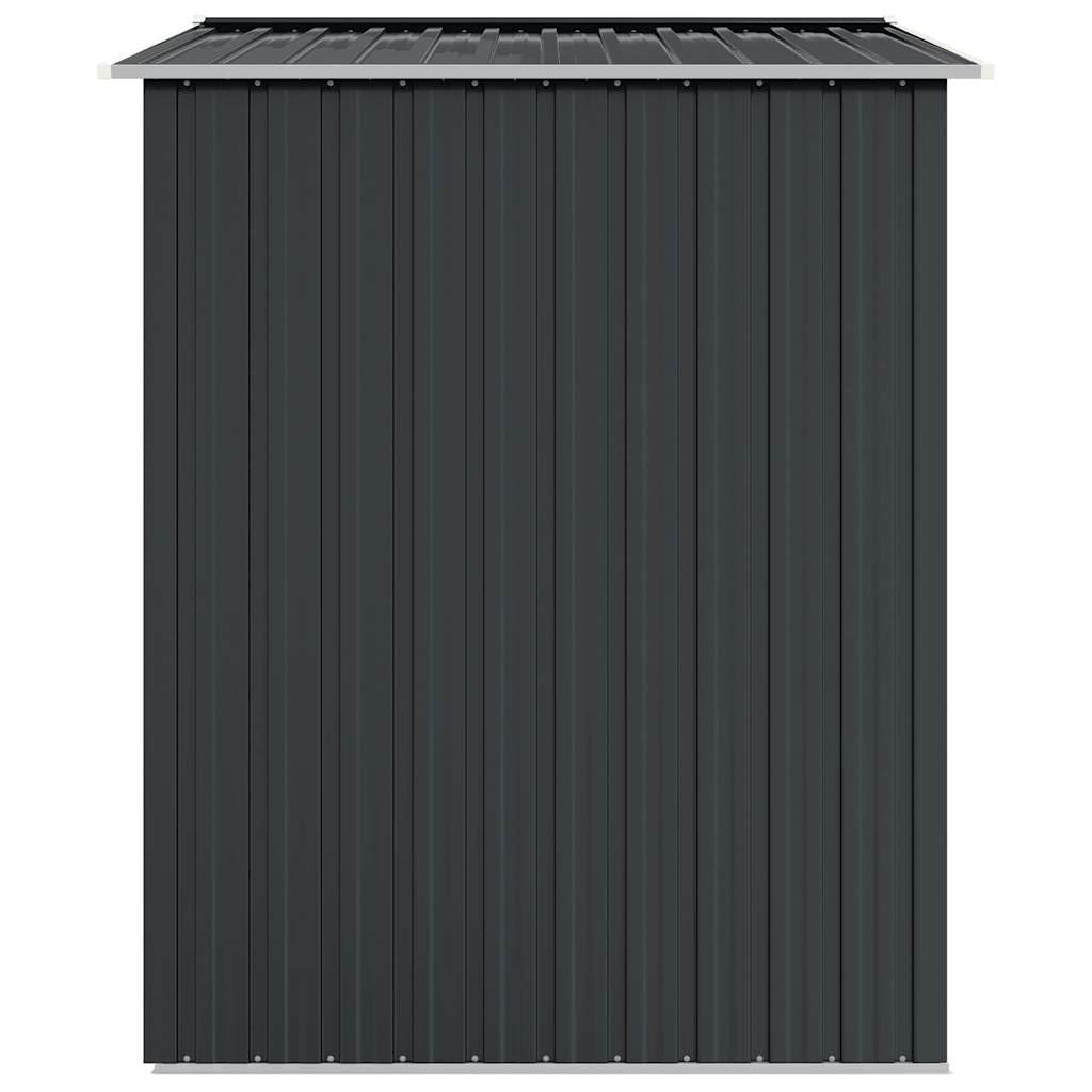 Domek na narzędzia antracyt 205 x 129 x 183 cm stal ocynkowana