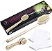 Premium Dry Skin Body Brush for Dry Brushing Body Brush Set With Exfoliating Face Brush and Wet Bath and Shower Gloves for Lymphatic Drainage and Cellulite Treatment. For Glowing and Youthful Skin
