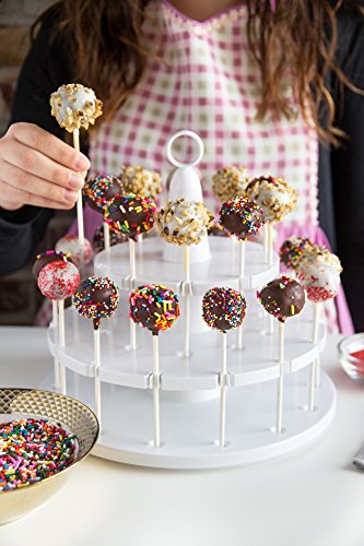 Bakelicious Cake Pop Stand, 24-Piece, White #TOP1