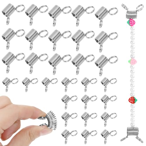 El Mejor Listado de Herramientas de fabricación de abalorios - 5 favoritos. 41 30 abrazaderas de abalorio para hacer joyas, tapones de abalorio, herramientas de fabricación de pulseras para evitar que las abalorio se caigan, mini abrazaderas de resorte,...