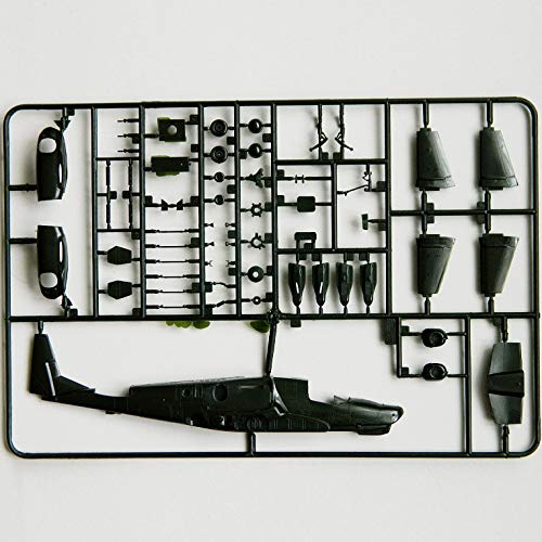 Russian Helicopters Model Kit 1:72 Scale - Kamov Ka-50 Black Shark Hokum A Attacks Helicopter Gunship - Military Miniature Model To Build Toy Assembly Instructions In Russian Language #TOP2