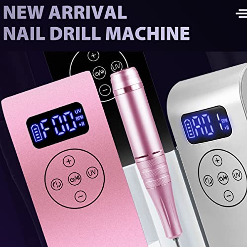 Ponceuse à ongles professionnelle 3 en 1 compacte avec lampe UV manucure - 6