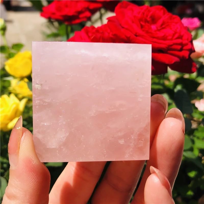 Pyramide en quartz rose 35-40mm | Pierre de cristal Feng Shui naturelle