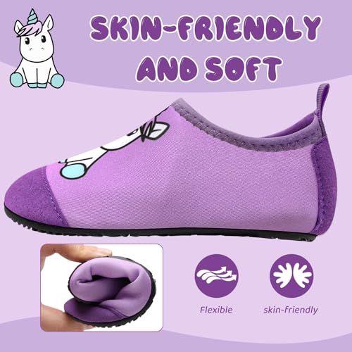 Image of Kids Water Shoes Girls Boys Outdoor Quick Dry Barefoot Aqua Socks for Toddler Sport Beach Swim Surf