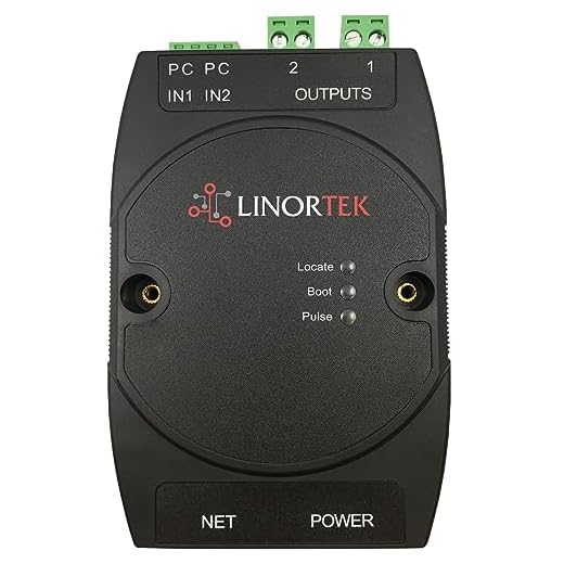 Linortek KODA 100 TCP/IP Web Relay Ethernet I/O Remote Controller with Built In Web Server 4 Relay Outputs 2 Digital Inputs, POE, Real Time Clock Email Alerts
