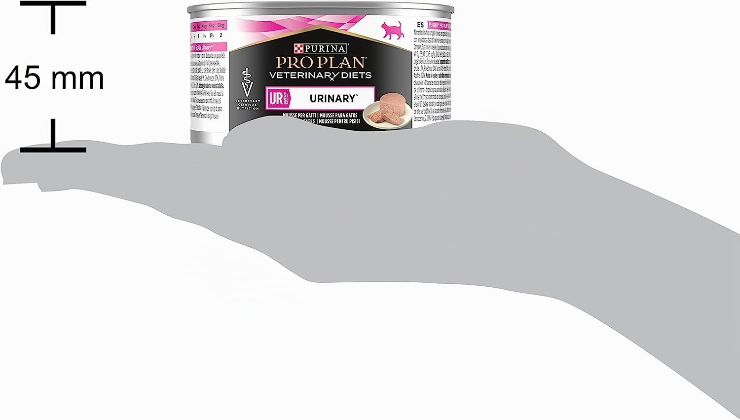 PRO PLAN VET FELINE UR URINARY MOUSSE PAVO CAJA 24X 195GR