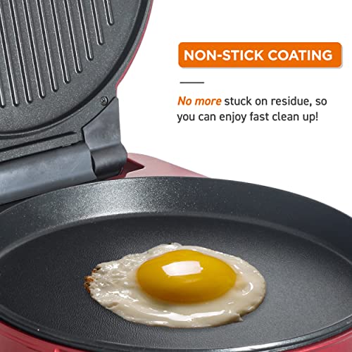 COMMERCIAL CHEF Countertop Pizza Maker, Indoor Electric Countertop Grill, Quesadilla Maker with Timer - Thumbnail 5