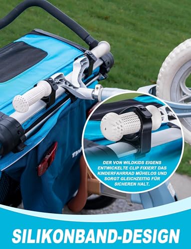 Wildskids Laufrad Fahrrad Halterung Fahrradträger für Thule Chariot 2017-2023 Sport, Cross, Cab, Lite 2 bis 14 Zoll max. 20 kg - Kinder Fahrradanhänger