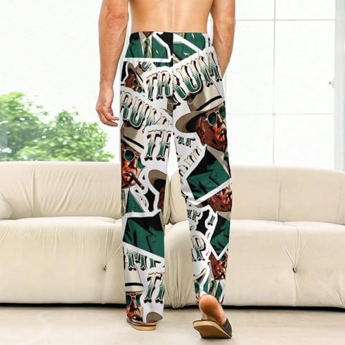 Trump Mens Pajama Pants Cool Casual Women's Lounge Pants Sleepwear2