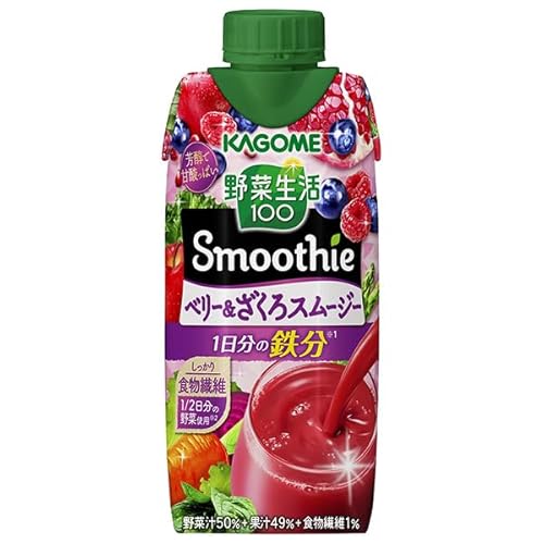 JS ؐ100 Smoothie(X[W[) x[&X[W[ 330mlpbN×12{×(2P[X)
