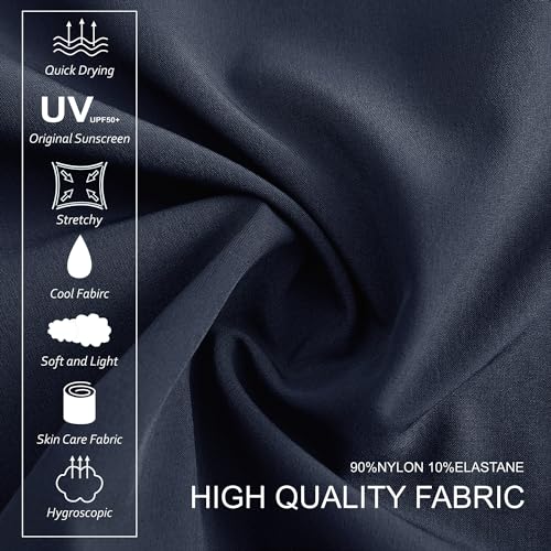 Men's 34"/36" Inseam Cool Lightweight Cargo Athletic Pants Fast Dry UPF50 Joggers4