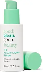 good.clean.goop Beauty The Healthy Aging Serum | Sérum Facial com Ácido Tranexâmico, Ácido Shikimico e Óleo de Goji Berry | Sérum para ajudar a suavizar rugas e linhas finas | Sérum antienvelhecimento