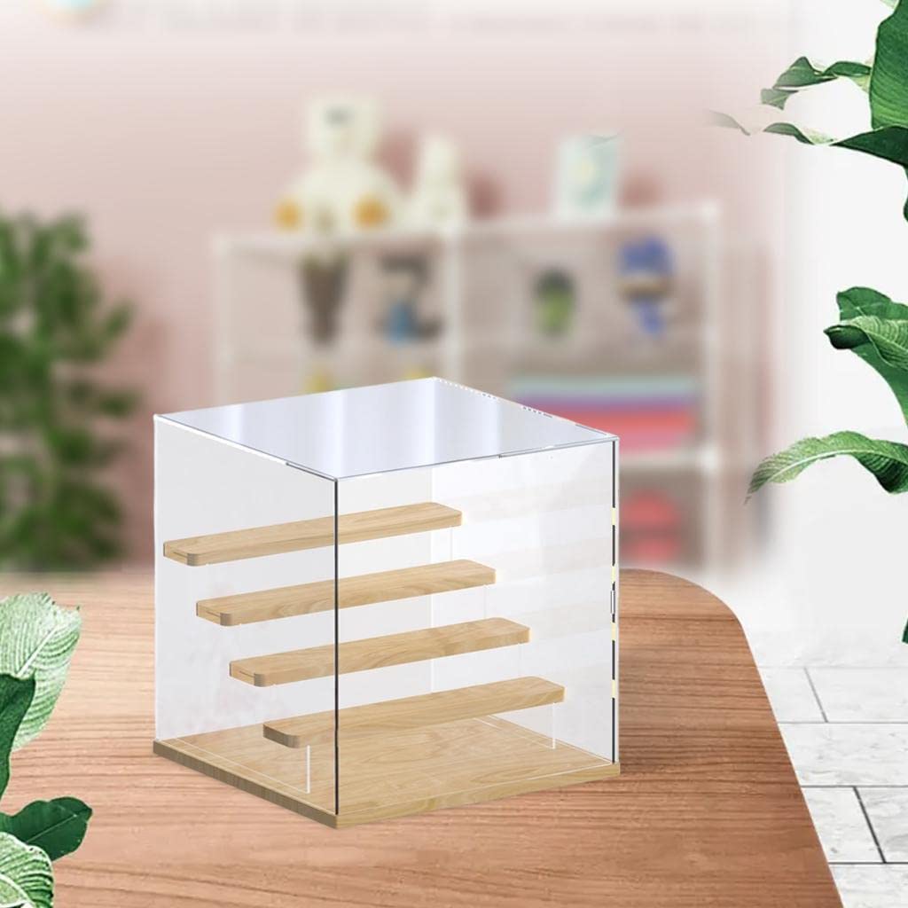 Espositore per bambole in acrilico, organizer per oggetti da collezione, scatola per bambole, action figure e altro ancora, per casa, ufficio e bancarelle del mercato, 5 strati B