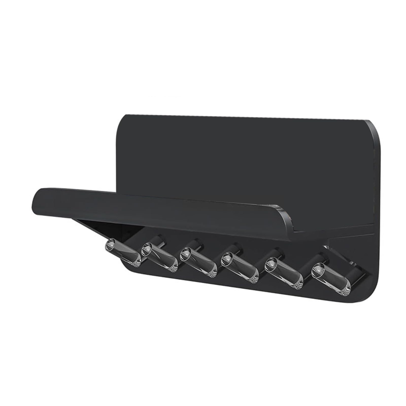 Sisyeuo Multipurpose Acrylic Wall Hook Shelf for Keys Accessories Mail Organizers in Hallway Entry Foyer Modern Entryway Organizers