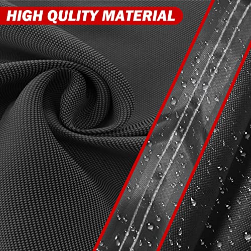 Covervin Billiard Pool Table Cover,Heavy Duty 210D Oxford Cloth Material All Weather Waterproof Dustproof Uv Protection(8Ft/Red) #TOP3