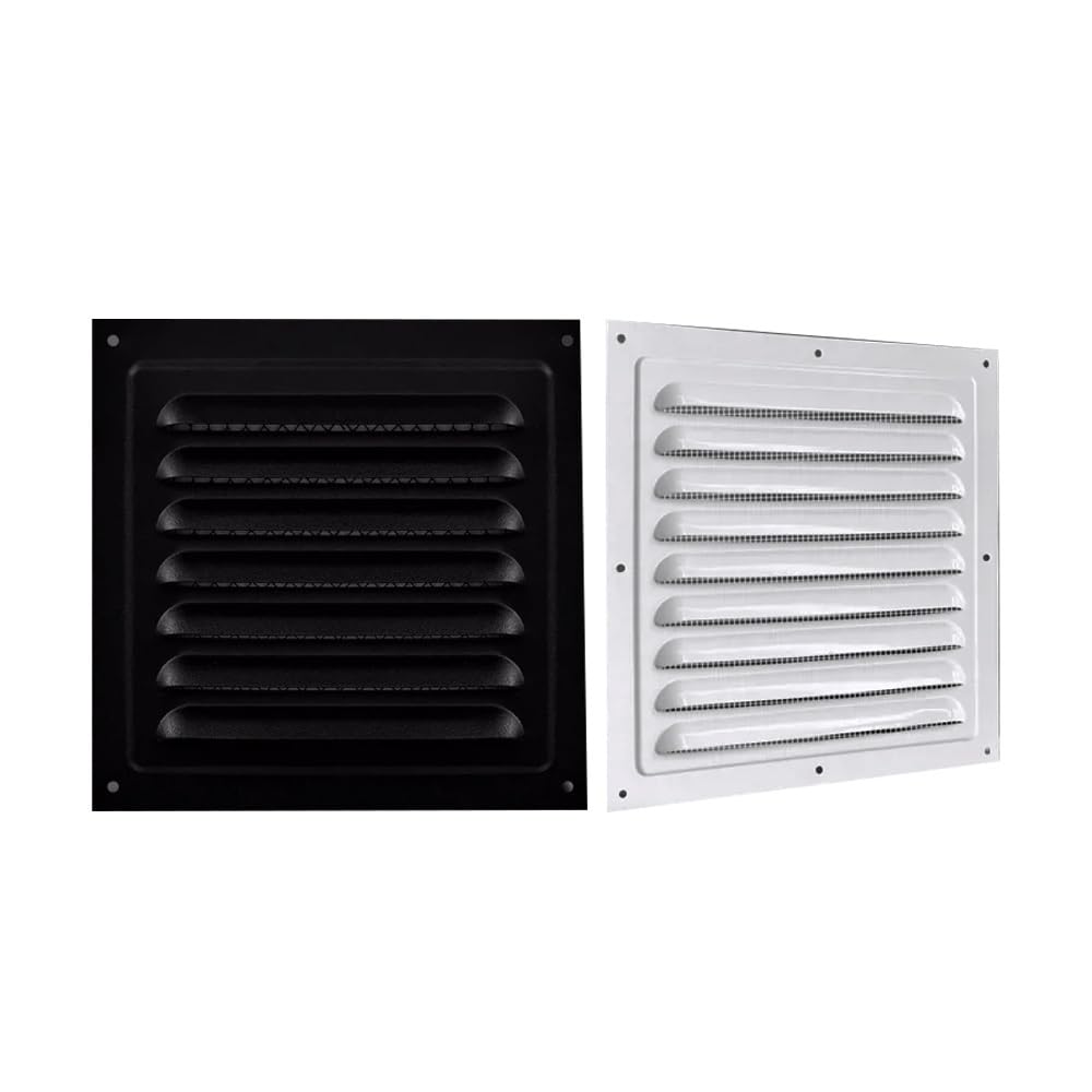 Rejilla de ventilación cuadrada Soffit con malla antimosquitos para baño libre de humedad