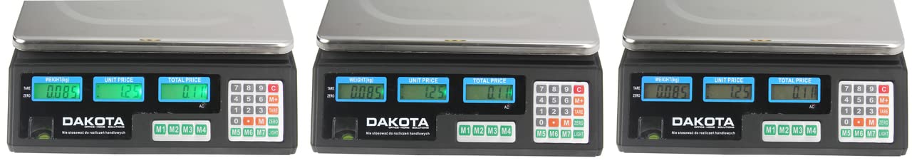 Balance électronique industrielle avec écran numérique digital 40 kg plateforme en acier 33x23 cm commerciale