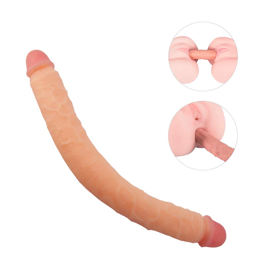 Roluck Double Dildo for Women, 46 cm, Extra Long, Realistic Dildo for  Lesbians, Female Masturbation, G-Spot Stimulation, Dildo, Sex Toy :  Amazon.de: Health & Personal Care