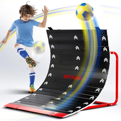 Soccer Rebounder Rebound Net, Kick-Back Football Training Gifts, Aids & Equipment Heavy-Duty