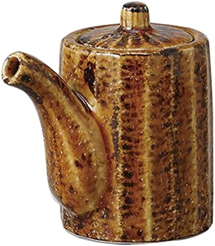 Set of 5 Shinogi Candy Speckles, Soy Sauce Difference (Large), 3.6 x 2.4 x 3.5 inches (9.2 x 6 x 9 cm), 5.6 fl oz (160 cc), 5.4 oz (163 g), Caster, Restaurant, Commercial Use, Japanese Tableware,