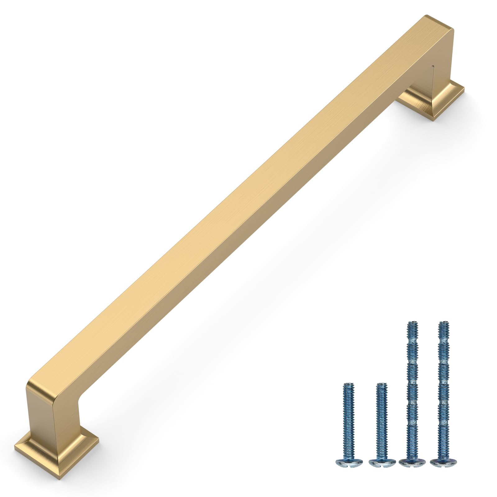 Coinkoly 10 Pack 7"(177mm) Champagne Bronze Cabinet Pulls Kitchen Cabinet Drawer Handles Champagne Hardware for Cabinets Cupboard