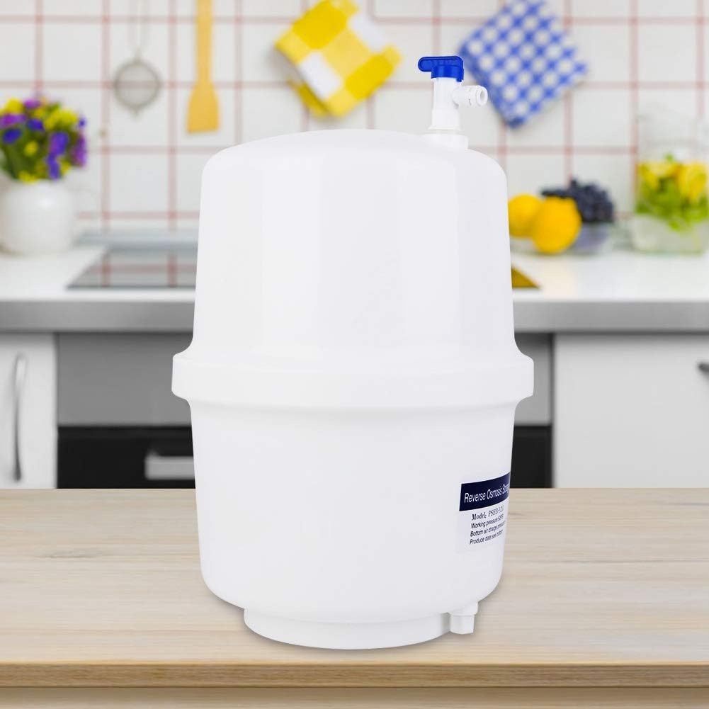 Okuyonic Tanque presurizado Tanque presurizado para Sistema de ósmosis inversa Rendimiento Maravilloso Tanque de Almacenamiento de Agua presurizada Oficina ecológica para la Cocina del hogar