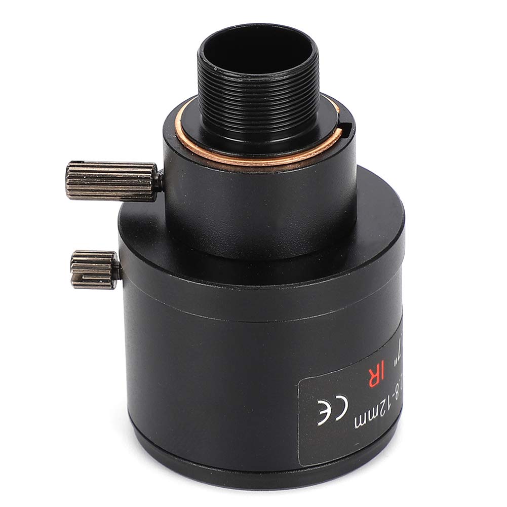 Obiettivo della Scheda CCTV Zoom Regolabile Manualmente con Obiettivo per Telecamere di Sicurezza a Lunghezza Focale 2,8 12 Mm Interfaccia di Montaggio M12 Obiettivo