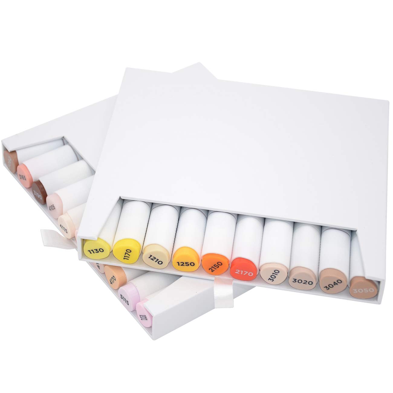 GRAPH’IT Kit de dibujo 60 rotuladores de pincel - Pincel y punta extra fina - Rotuladores de alcohol recargables - Ideal para ilustración, manga y diseño - Práctico almacenamiento de puntas de fieltro