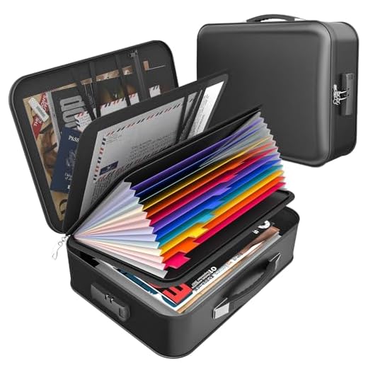 onvvippiv Fireproof Document Storage Box
