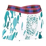 Diseño de moda: estos divertidos calzoncillos tipo bóxer tienen un diseño personalizado con varios patrones, que añaden mucha diversión a tu vida para acentuar el atractivo sexual dentro de ti. Gran ropa interior para ti, o un regalo del día de San Valentín para tu novio, marido, etc.