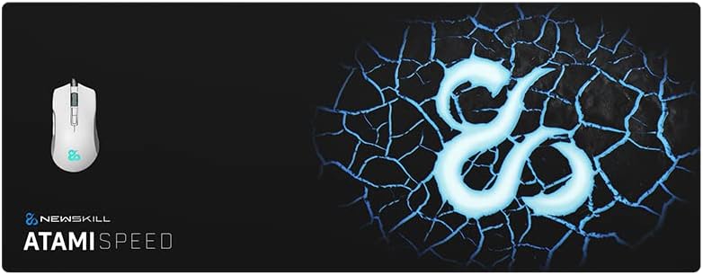 Newskill Atami Speed XL Professional Gaming Mat (Laser Cut Edge, Speed Surface), Black
