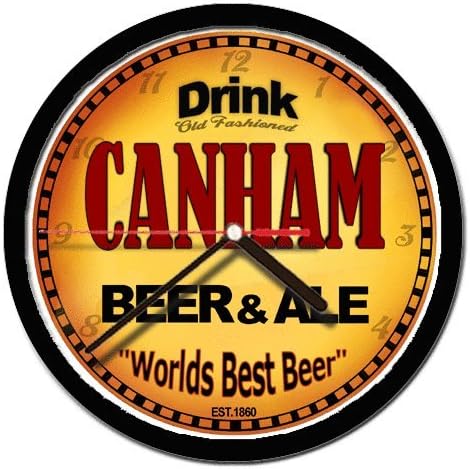 CANHAM beer and ale cerveza wall clock