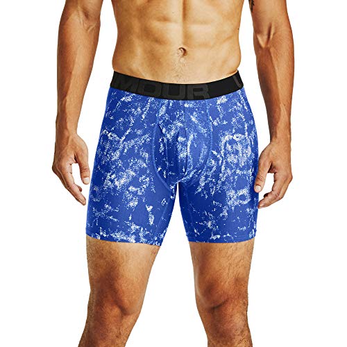 Image of Under Armour mens Multi-pack Performance Tech Boxerjock Brief, 6 inch Inseam, All-day Comfort & Soft