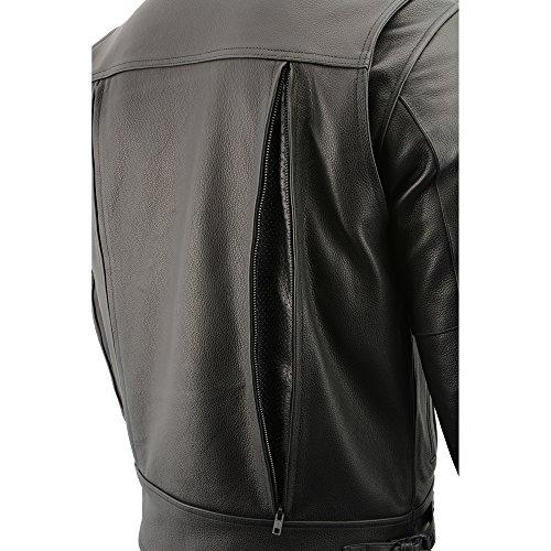 Image of Milwaukee Leather Men's Double Side Utility Pistol Pete Jacket