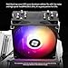 Thermalright Burst Assassin 120 SE ARGB CPU Cooler, 6 Heat Pipes Heatsink Cooler, 12cm PWM Fan CPU Air Cooler, AGHP Technology, for Intel LGA1851/1700/115X/1200