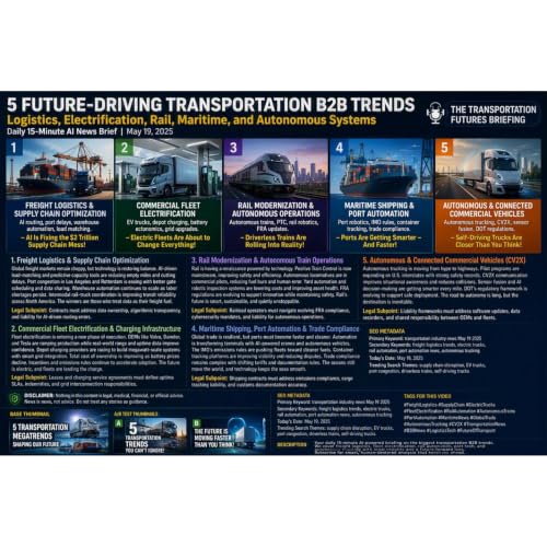 Five Transportation Technologies Reshaping Global Commerce in 2026