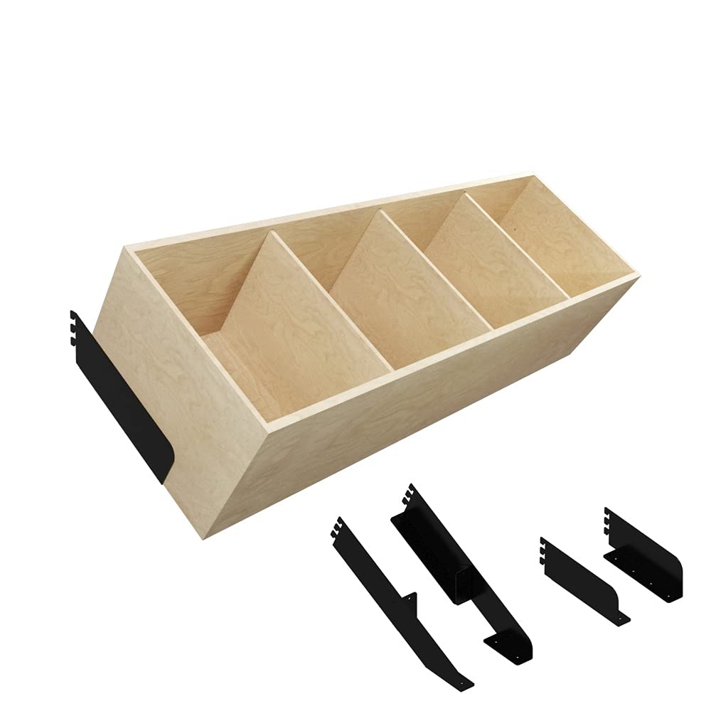 Amazon.com: DGS Retail Wood Crate Dump Bin Shelf, Gondola Shelving