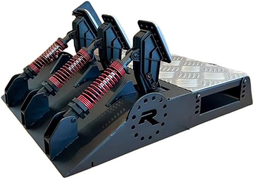 Miniatura 7 de GTR Simulator Modelo GTA - Marco plateado con asiento de carreras de cuero sintético ajustable silla de cabina de simulación de juegos Rueda RS30