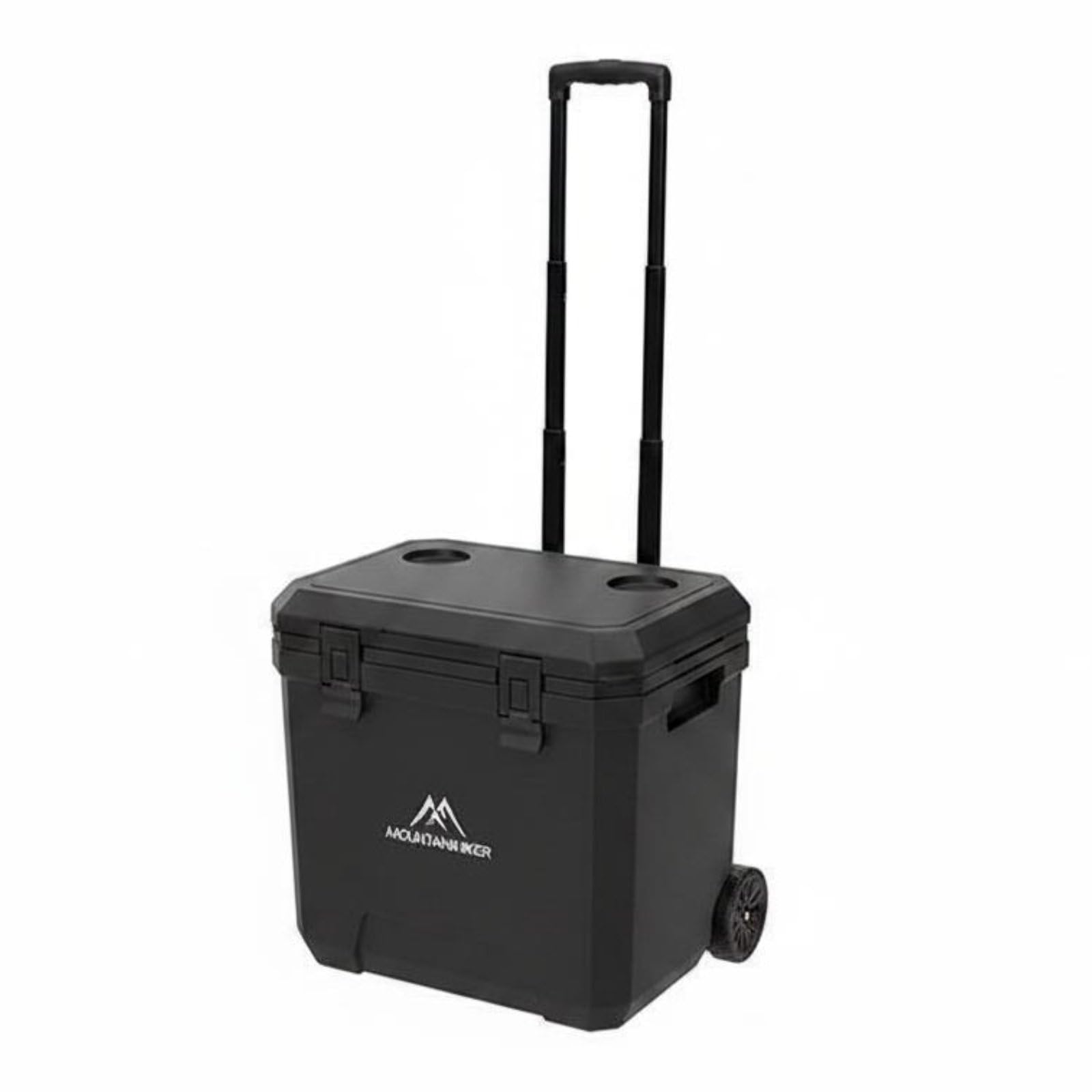 Isolierbox Rollender Kühler Proviantbox Thermobehälter Mobiles Frischhaltefach mit Stoßfester Außenhülle für Geschäftliche Lieferungen Outdoorarbeit Transportdienste Bauprojekte