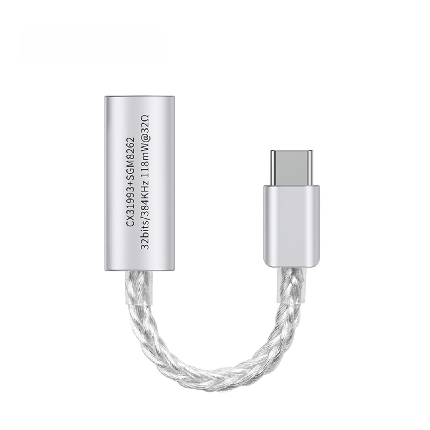 JCALLY JM7 MAX USB-C to 3.5mm Headphone DAC Amplifier CX31993 +