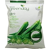 Green Day Okra Chips Snack, Real Vegetable, 25 Gram (Pack of 5)