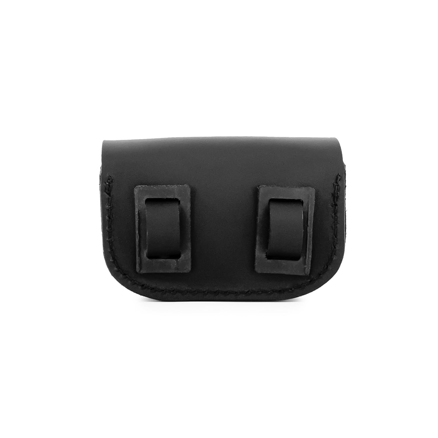 ends cuoio Borsa in Pelle Compatibile con Telepass per Moto, Borsa in Pelle Manubrio Adatta a Telepass, Borsa 100% Made in Italy Vera Pelle, Gadget Moto, Harley Davidson Accessori (Nero, Large)