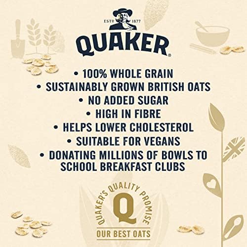Quaker Rolled Oats Porridge - 1kg Pack for Healthy Breakfast - Image 7