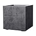 Produktbild Deroma Blumentopf Cube Millennium R  Anthrazit  mit Wasserspeicher  Rollen  49 cm