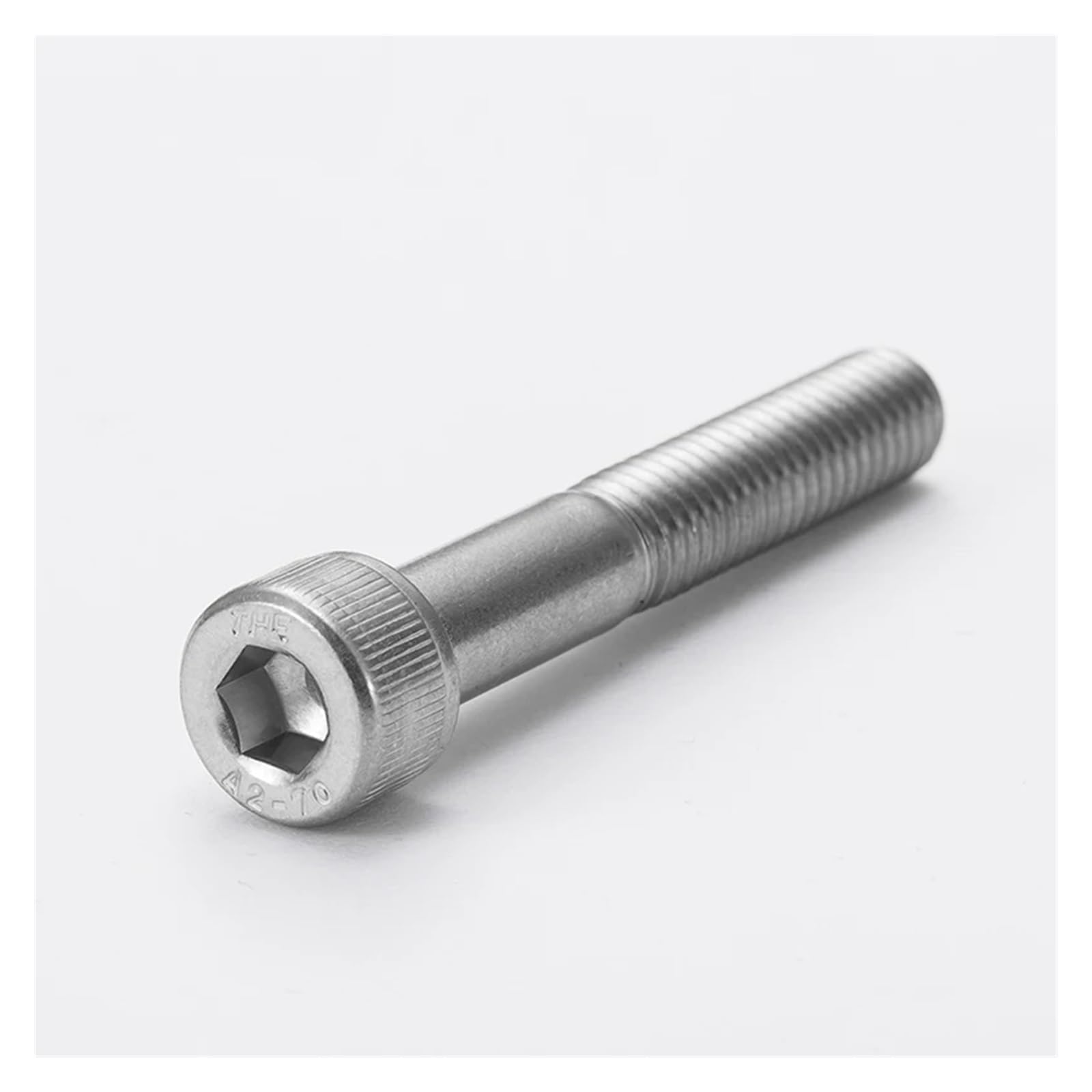 304 Acier Inoxydable M8 M10 M12 hexagone à Six pans Creux tête Demi-dent vis partiellement Filetage Allen boulons étendus (Size : M8x45mm 5pcs)
