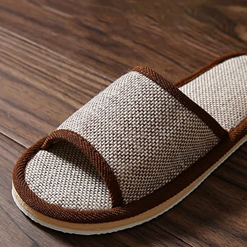4 Pairs Spa Slippers with Different Sizes, Non Slip Disposable Slippers for Guest, Washable Reusable,Open Toe House Shoes Slide Slipper Women Men, Indoor, Bedroom, Hotel, Bride Slippers3